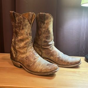 Justin Factory Distressed Boots size 10.5